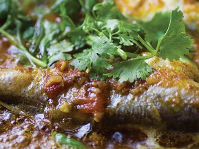 tomato fish curry