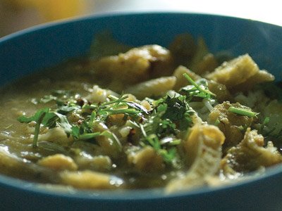 traditional fish noodle soup mohingar