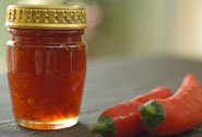 home-made sweet chilli sauce