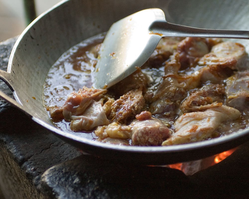 burmese duck and potato curry
