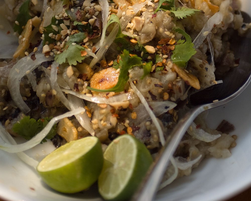 burmese eggplant salad